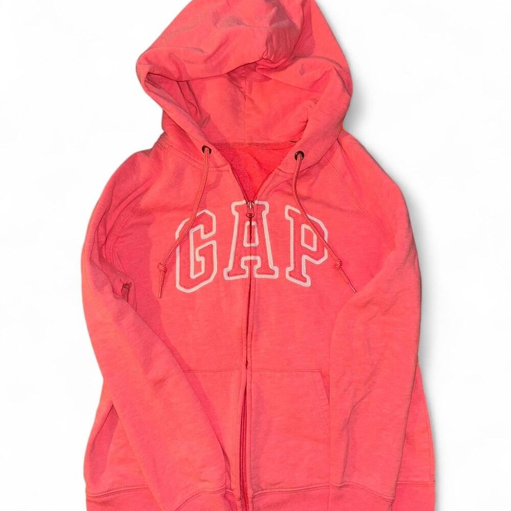 Gap Women's Pink and Red Hoodie